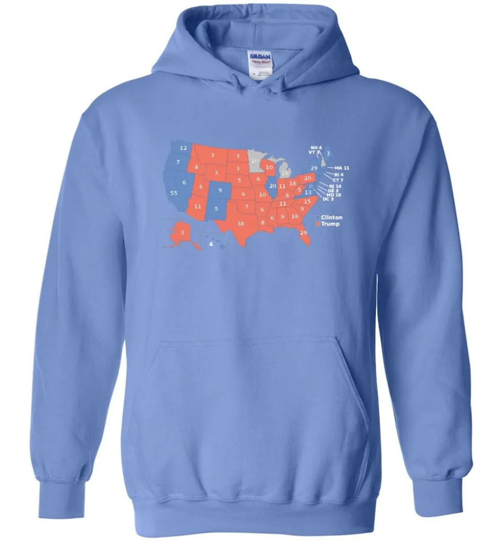 2016 Presidential Election Map Shirt Hoodie