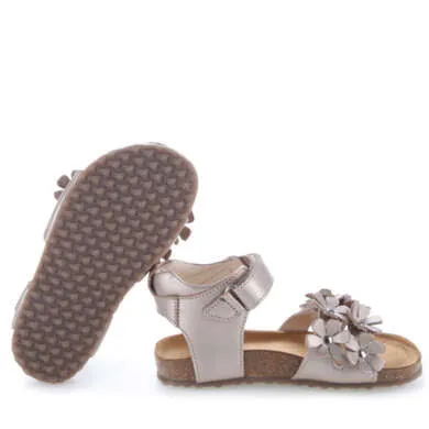 (2640D-8/2641D-8) Emel metallic Flowers sandals