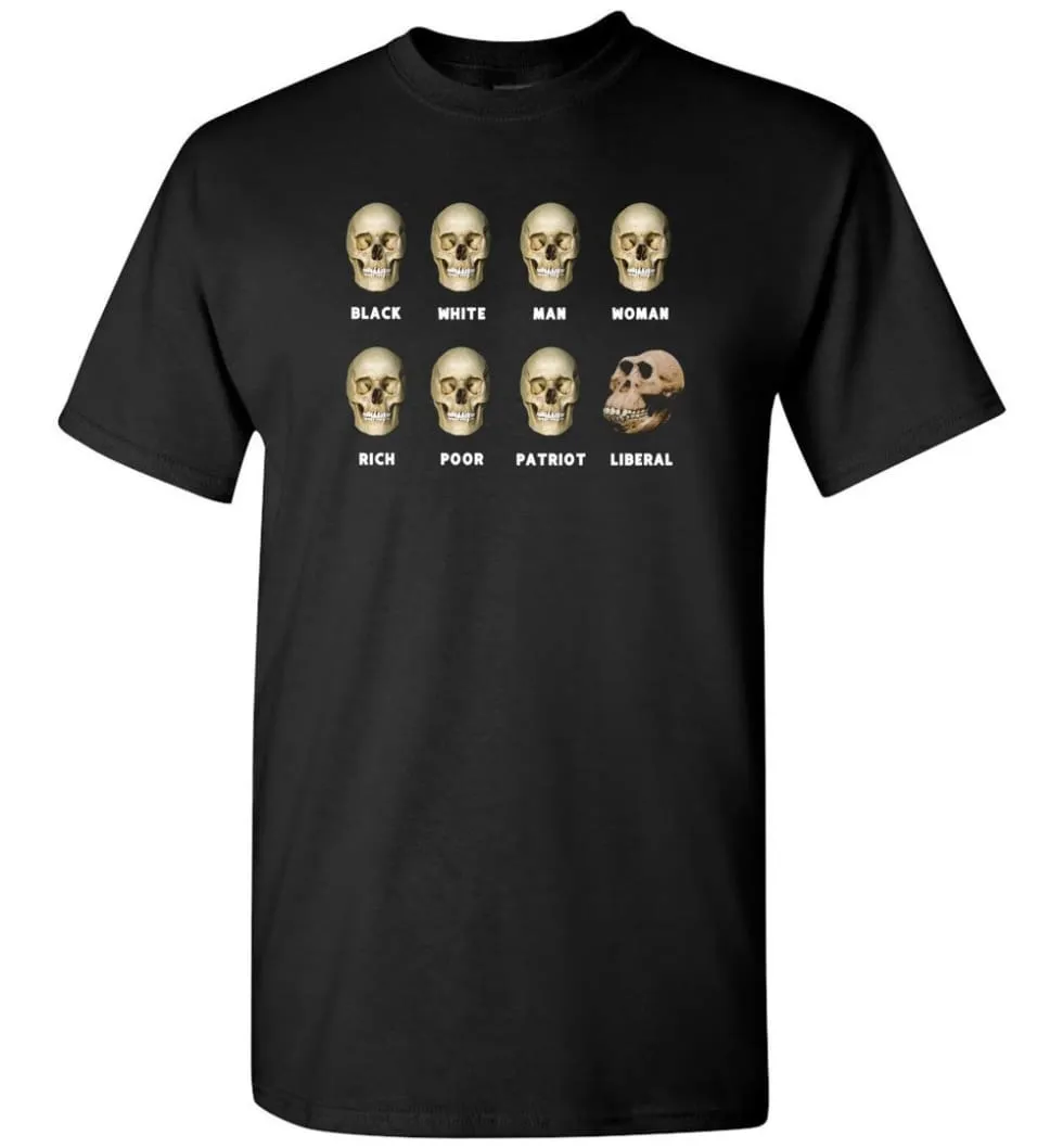 8 Skulls Of Modern America Funny Shirt T-Shirt