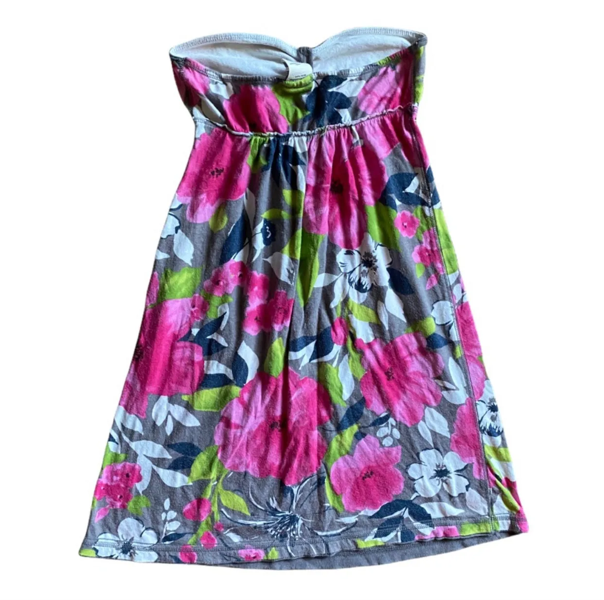 Abercrombie Kids Floral Strapless Dress Large