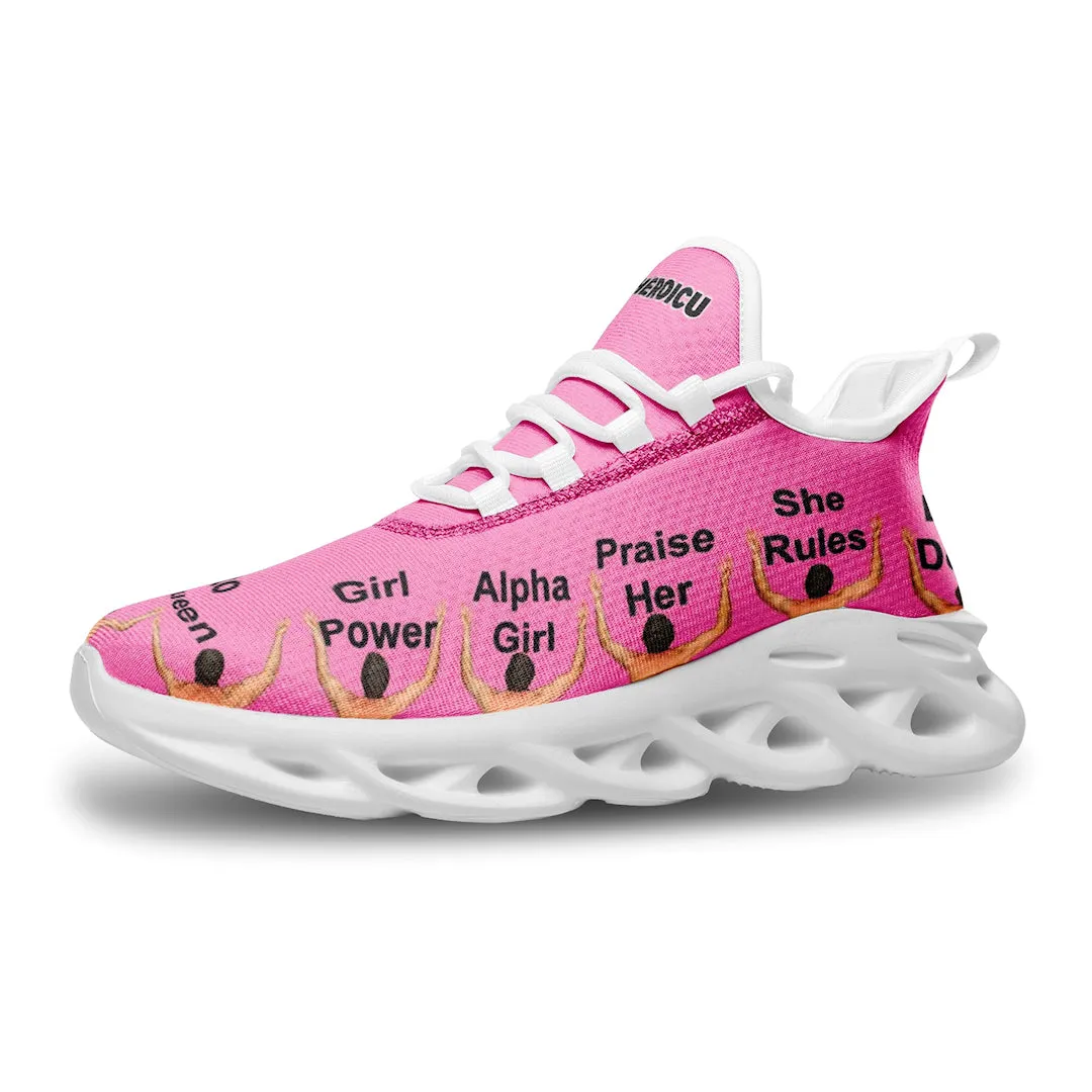 All Hail Thee Queen Bounce Athletic Shoes - Pink Power