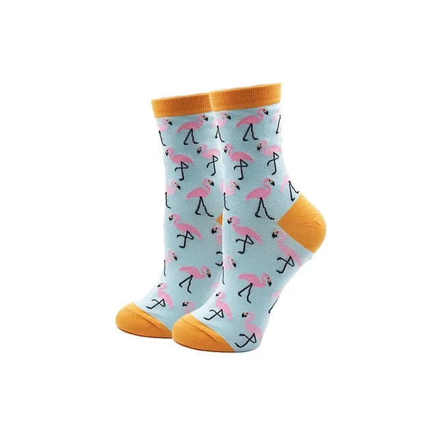 All over Printed Socks Cotton Colorful Cartoon