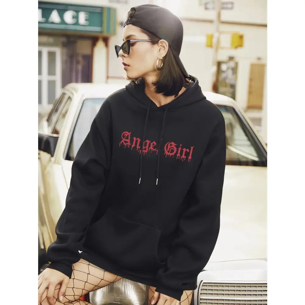 Angel Girl Oversize Hoodie