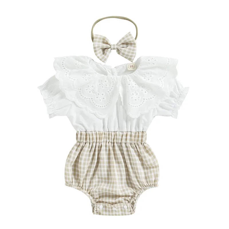 ANNABELLE Crochet Collar Romper