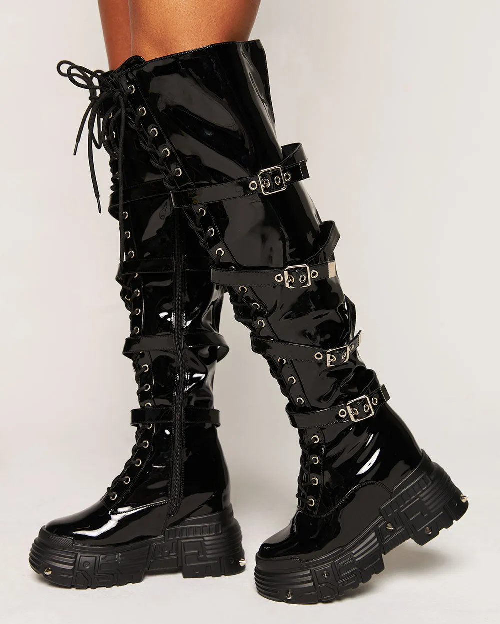 Anthony Wang Distinxion Thigh Boots