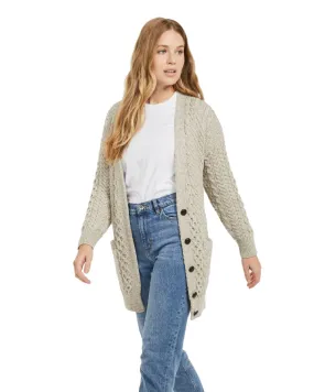 Aran Delphi Boyfriend Cardigan