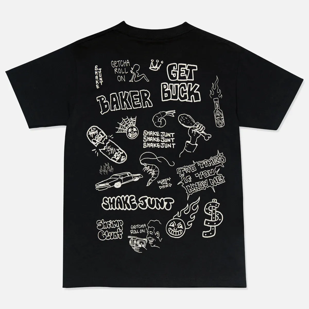 Baker Skateboards Bake Junt Tee - Black