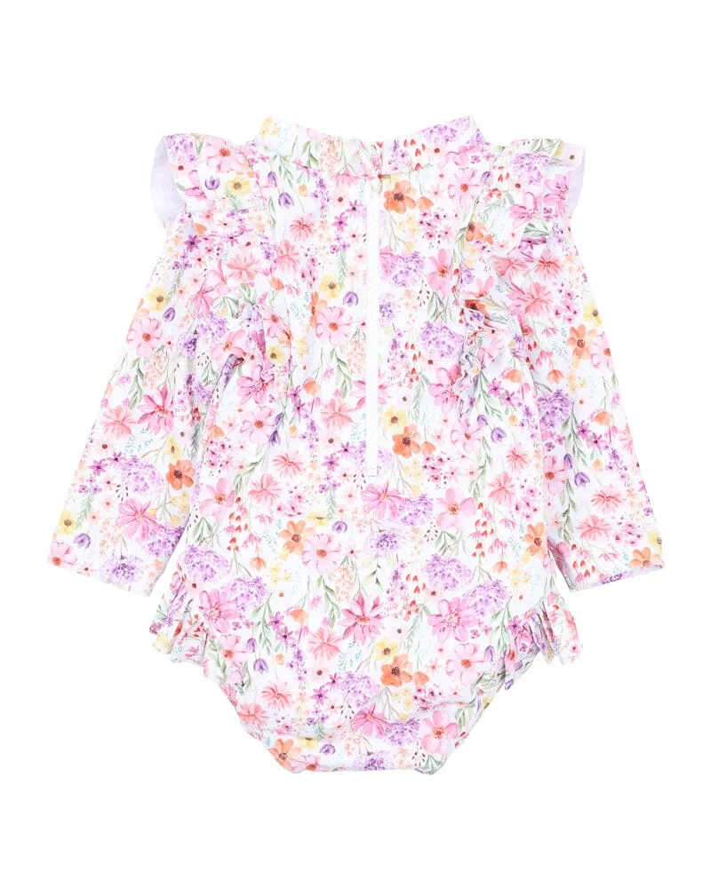 Bebe - Nadia Print LS Sunsuit