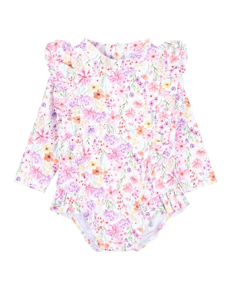 Bebe - Nadia Print LS Sunsuit