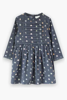 Beet World Lulu Girls Dress - Dark Navy Floral