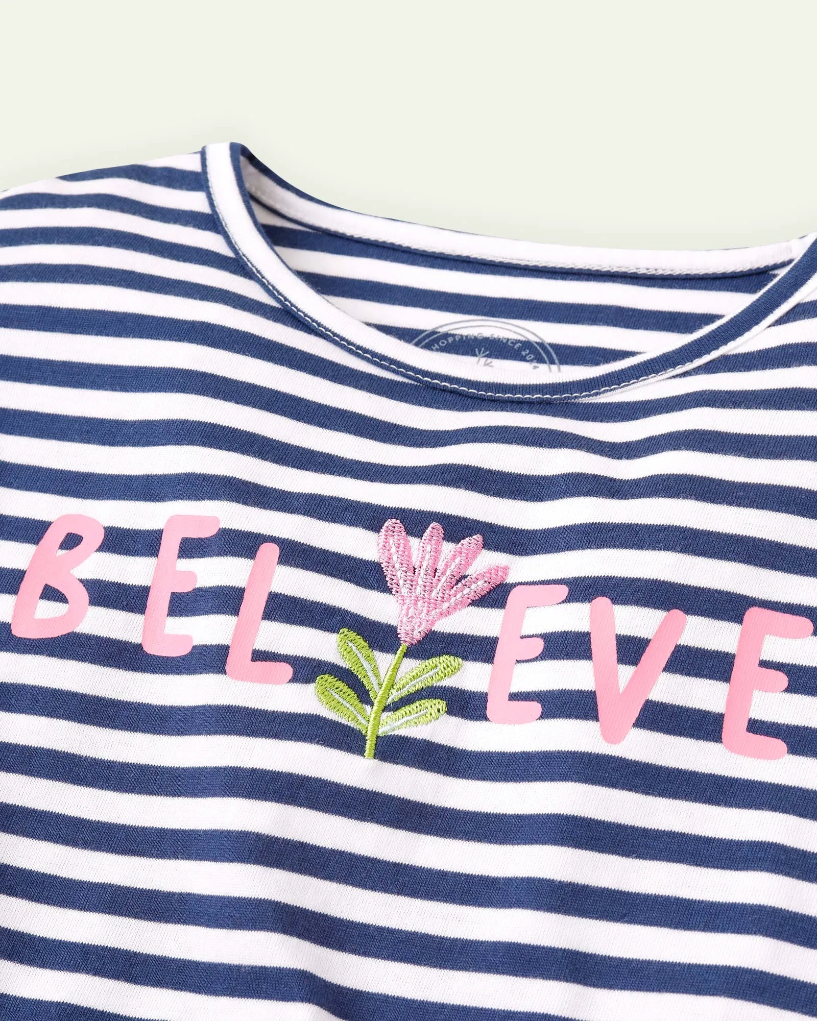 Believe Mid Crop T-Shirt