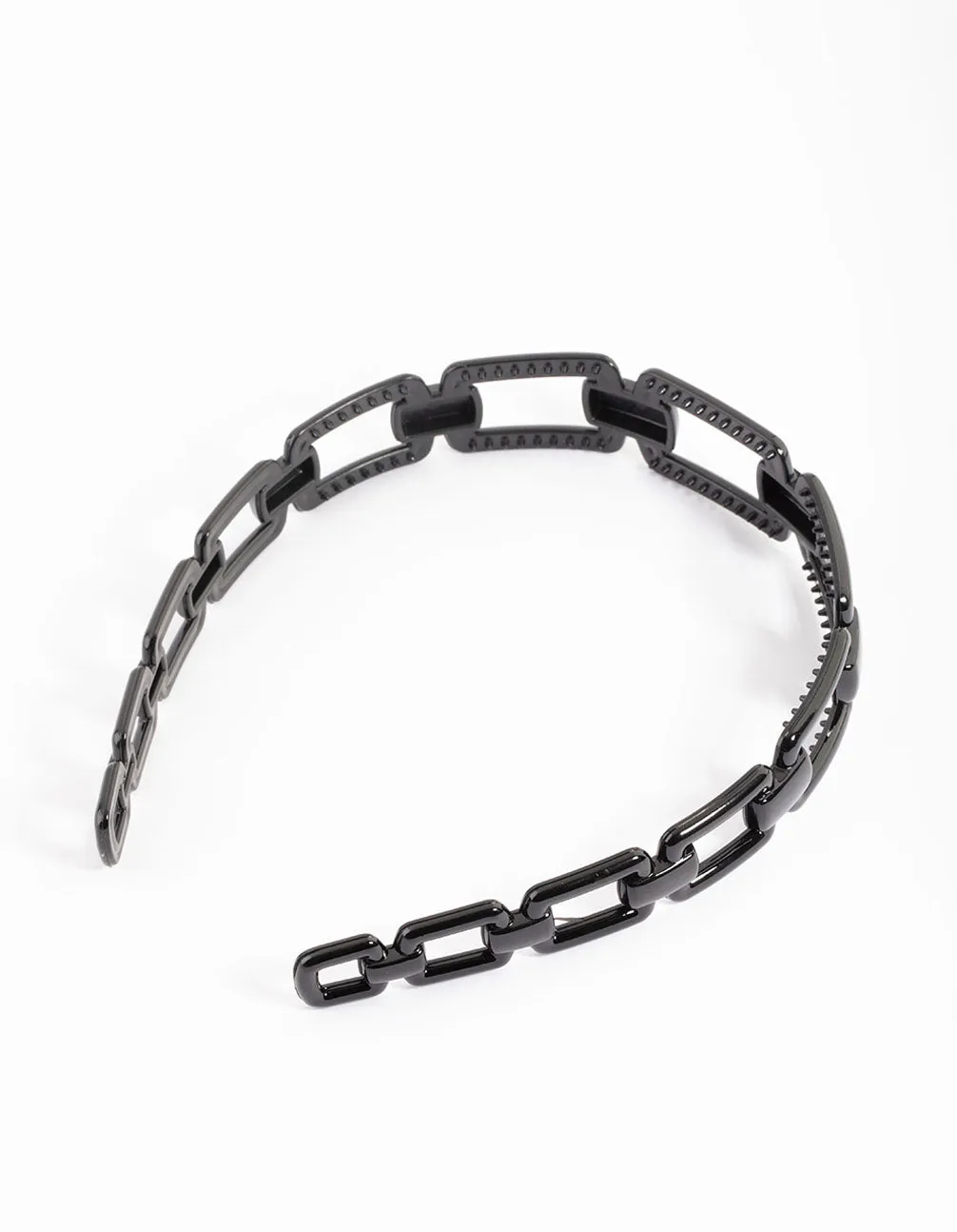 Black Chain Detailed Headband