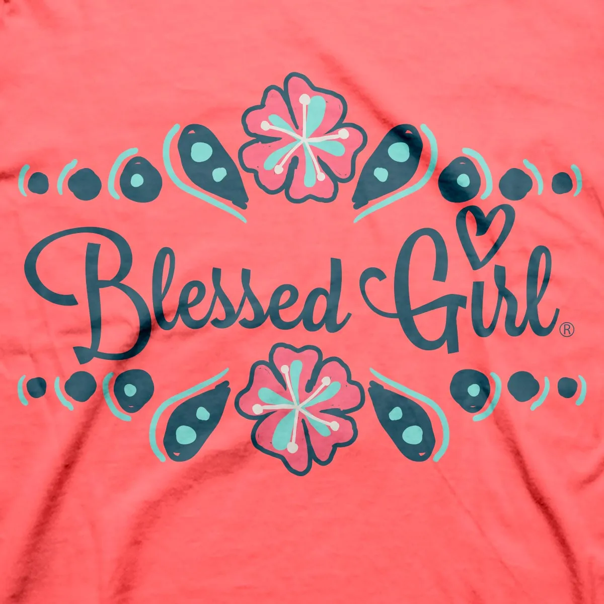 Blessed Girl Womens T-Shirt Perfect Timing