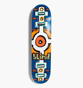 Blind Skateboards Round Space V2 RHM Navy Skateboard Deck - 7.00