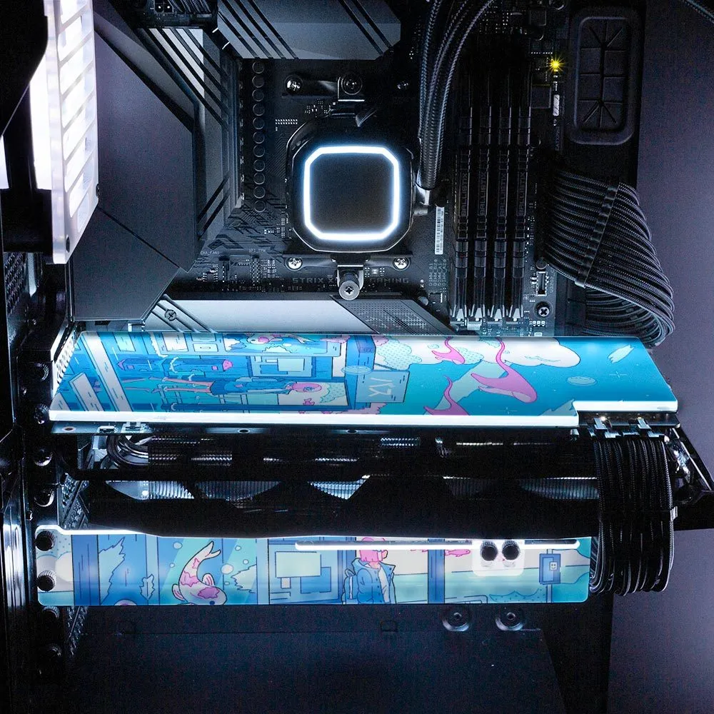 Blue Chapter RGB GPU Support Bracket