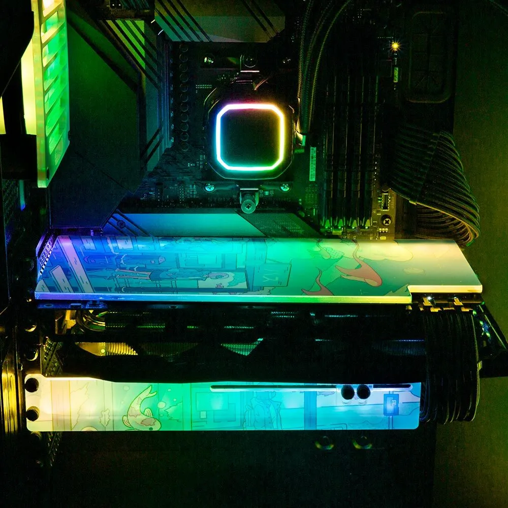 Blue Chapter RGB GPU Support Bracket