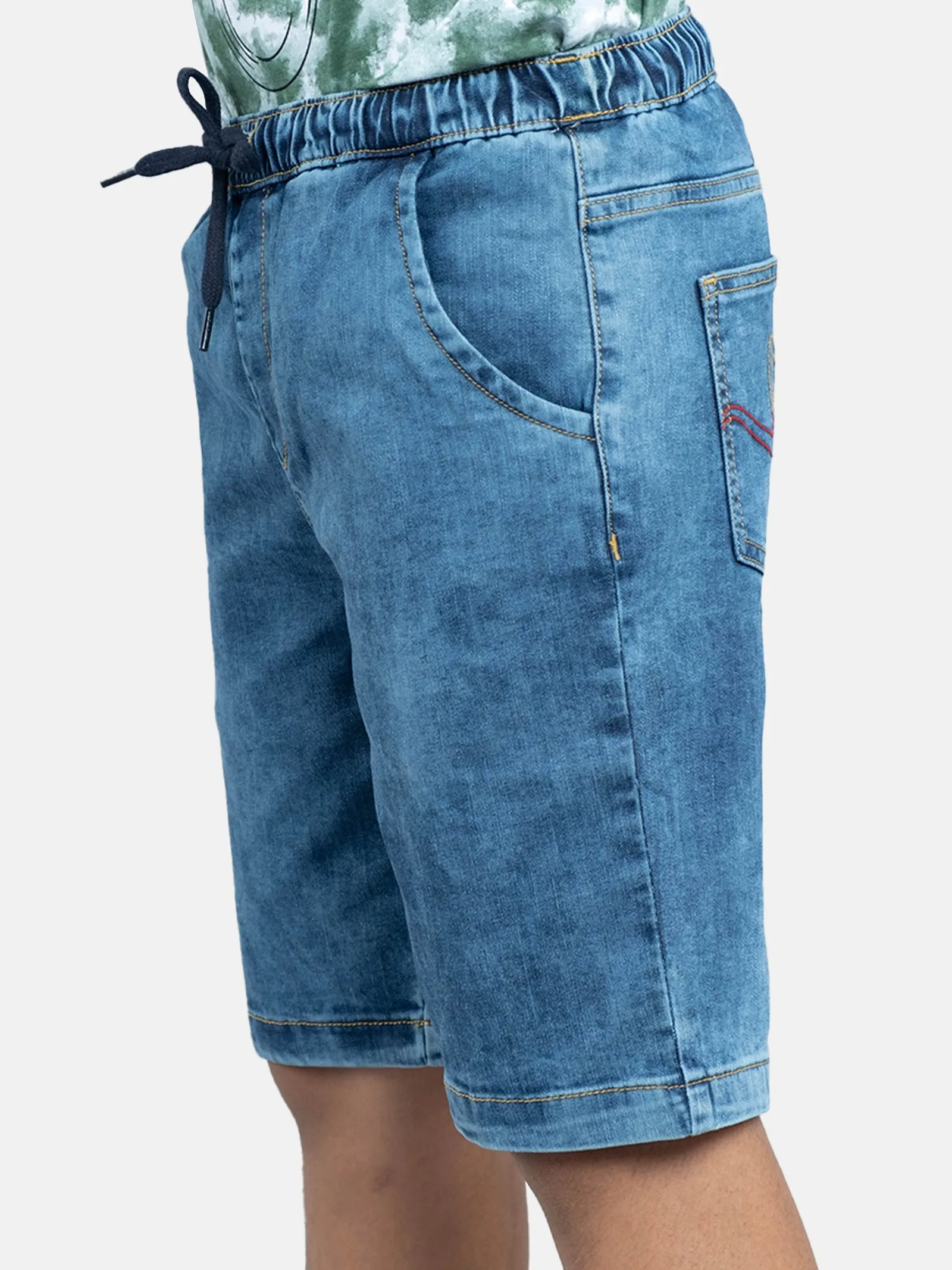 Boys Denim Cargo Shorts