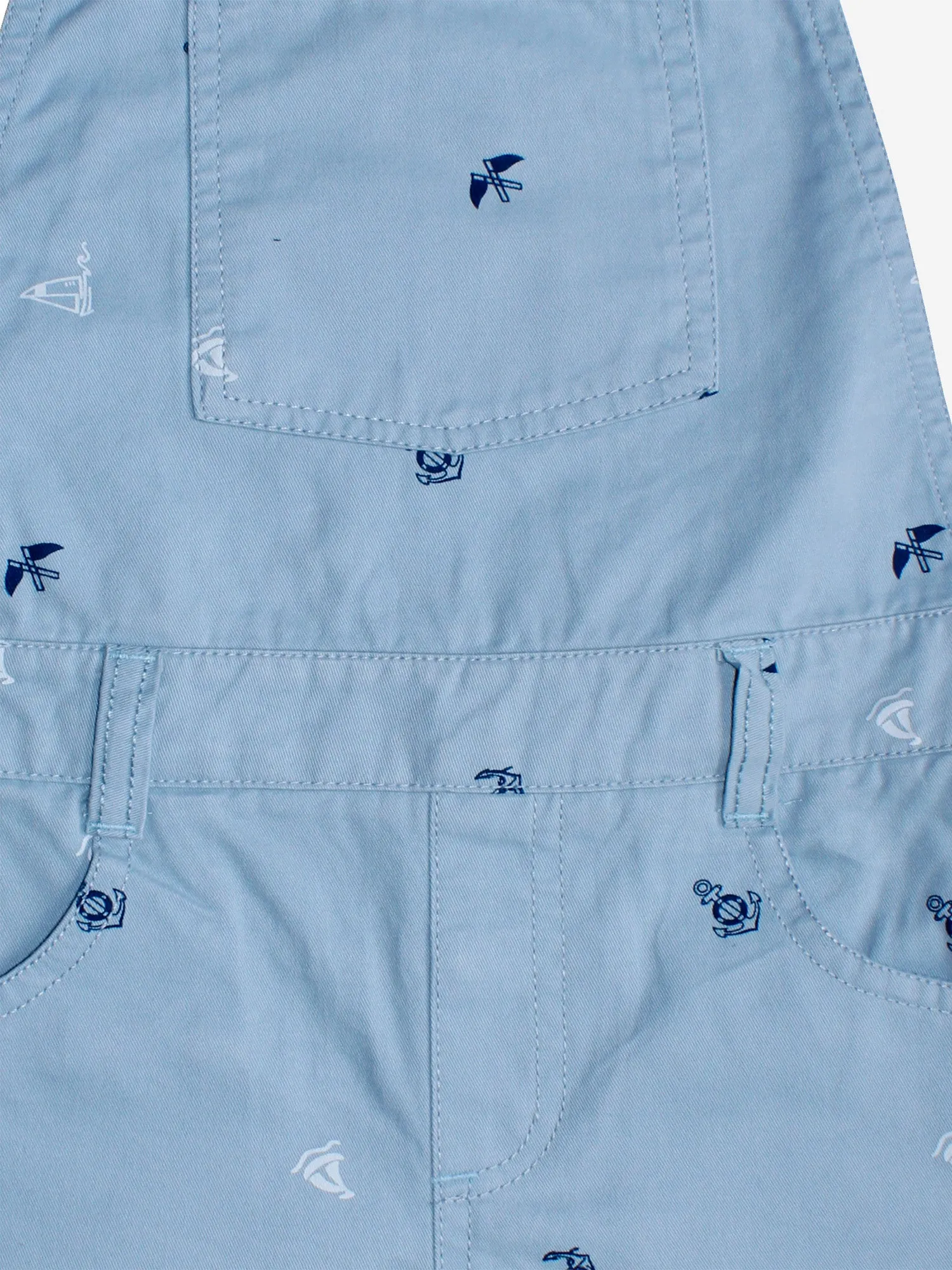 Boys Denim Dungaree Shorts