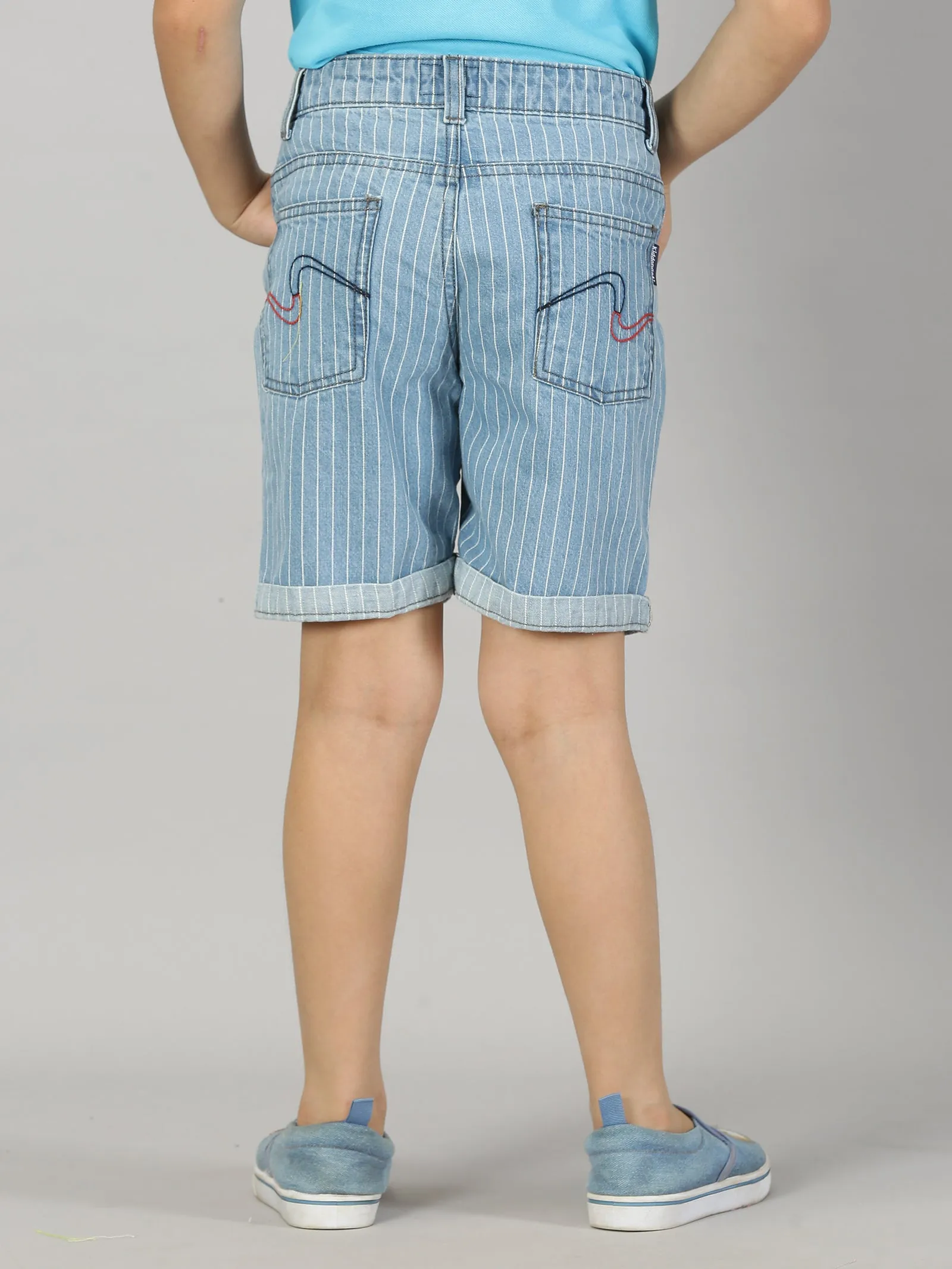 Boys Fashion Denim Rollup Shorts