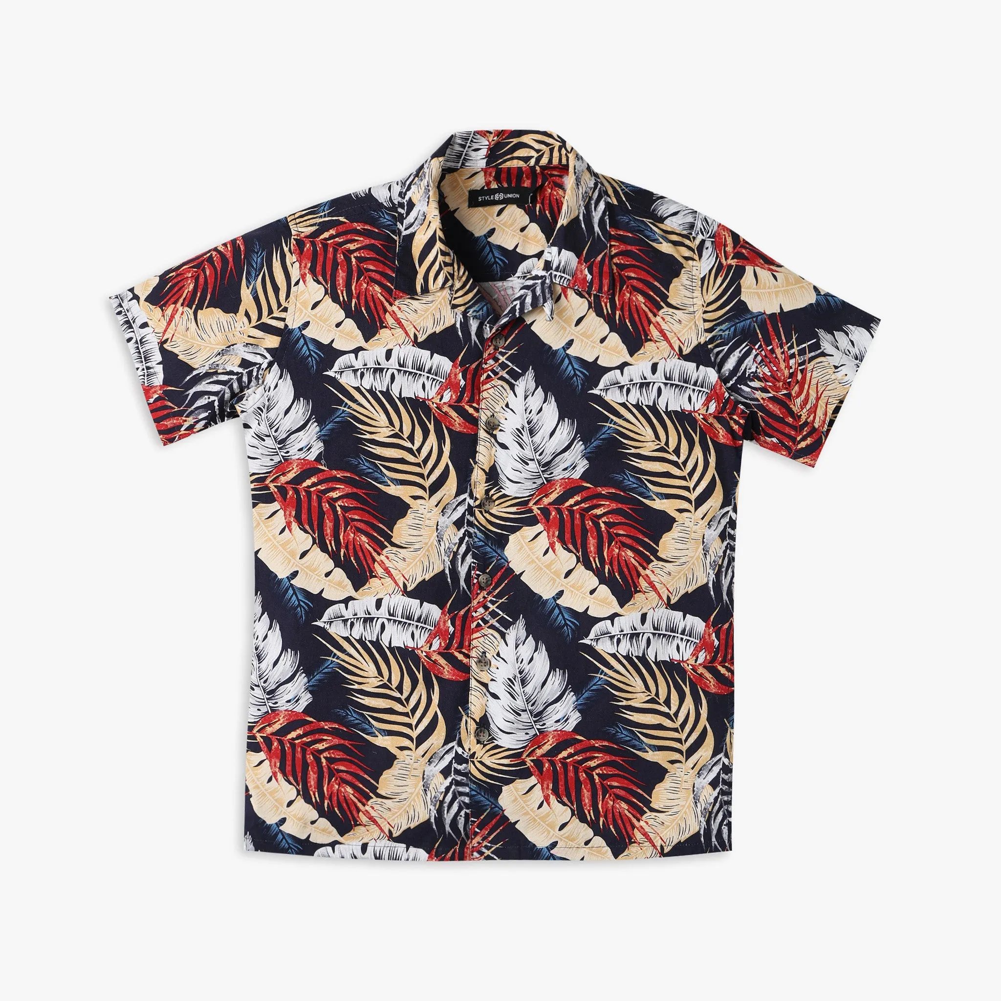 Boys Regular Fit Printed Shirt