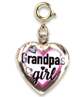 CHARM IT!  Gold Grandpa's Girl Locket Charm