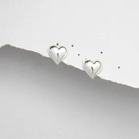 Children's Sterling Silver Heart Earrings