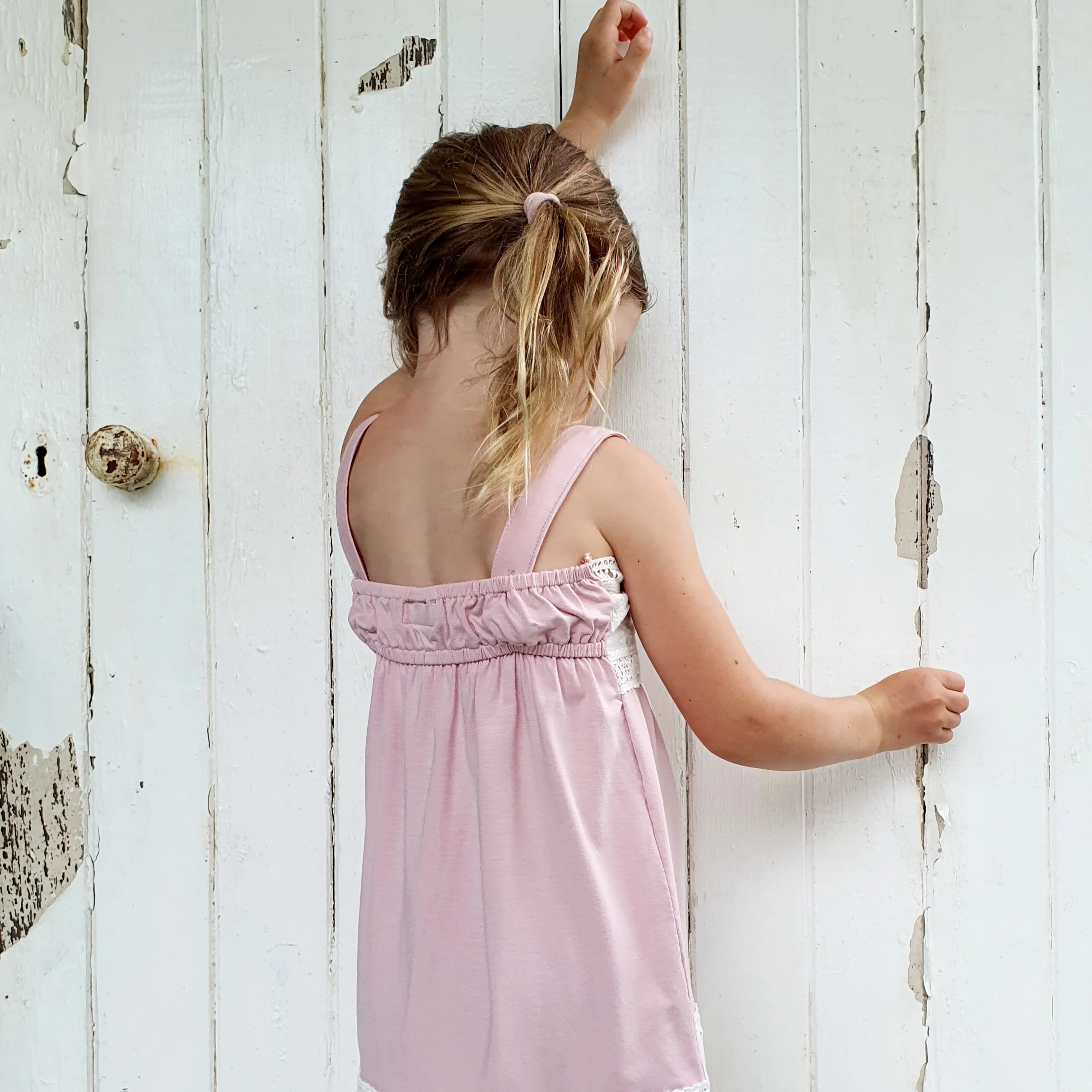 Cotton Dress - Baby Pink