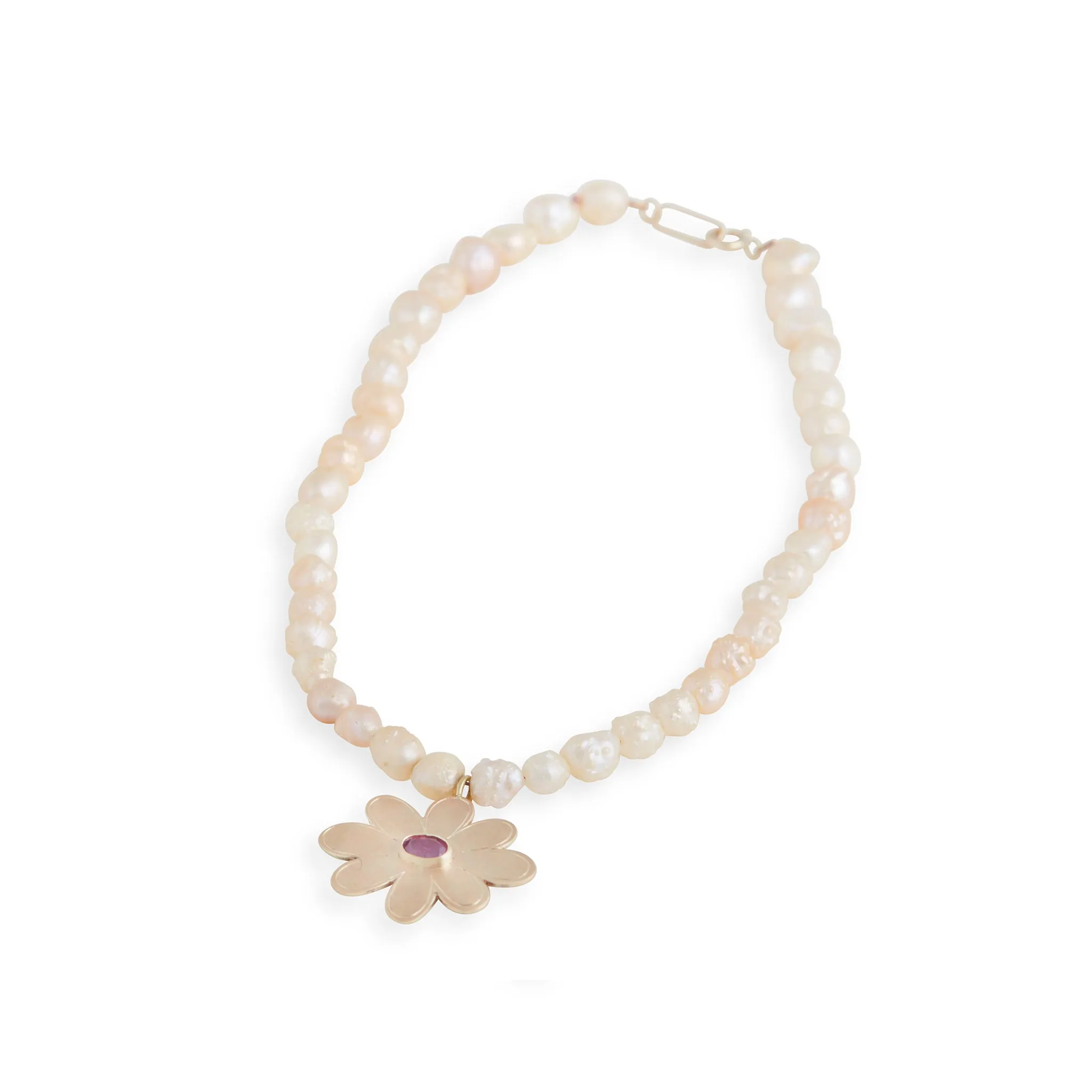 Daisy & Pearls Necklace