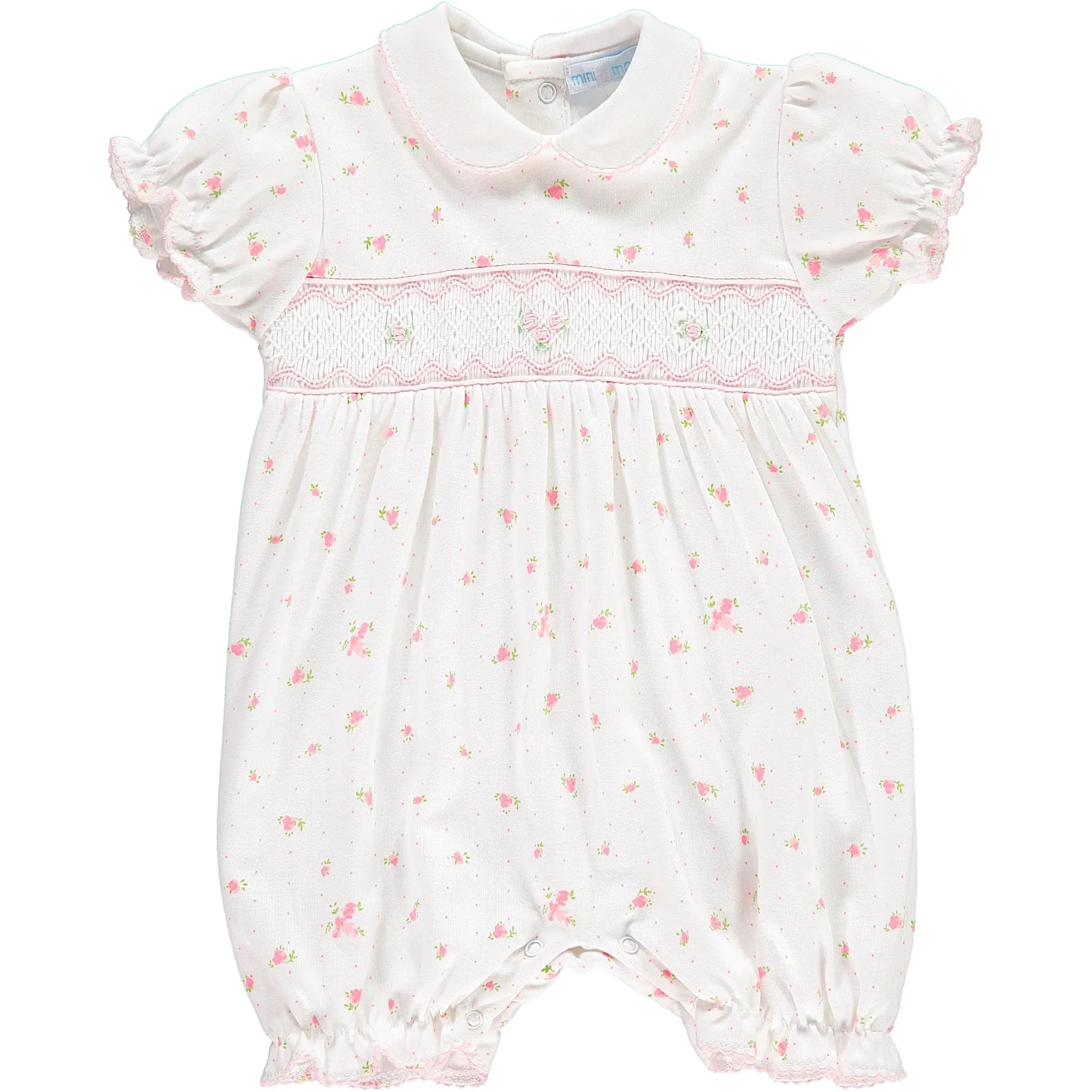 Daisy Smocked Romper - mini-la-mode