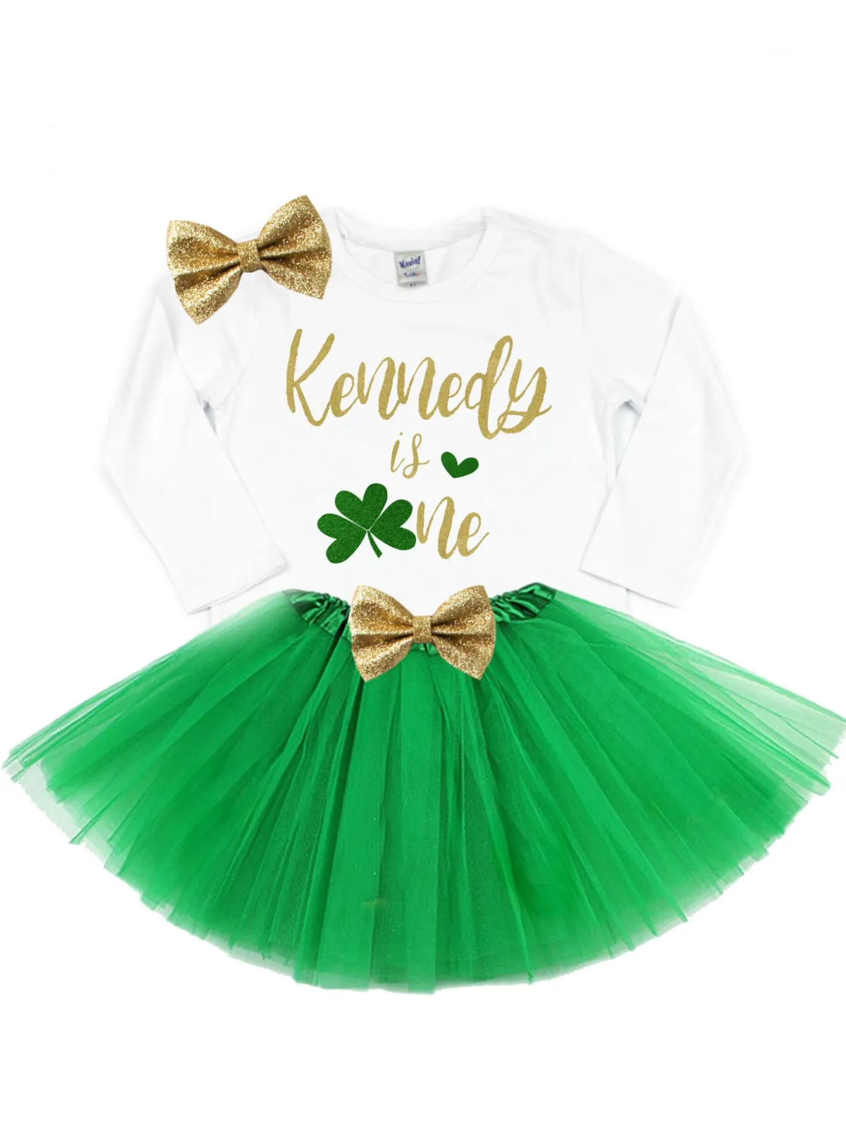 First Birthday St. Patrick's Day Outfit