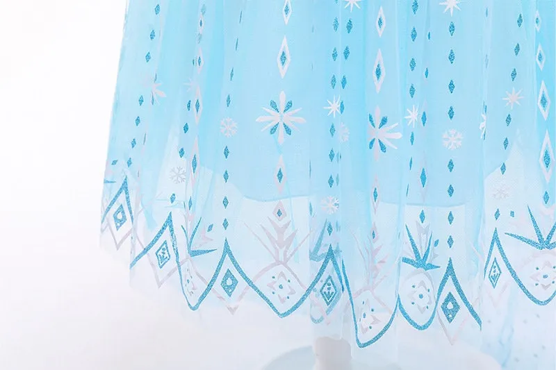 Frozen Princess Elsa Inspired Girls Dress