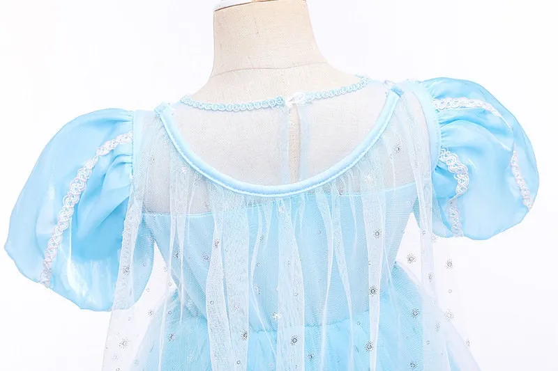 Frozen Princess Elsa Inspired Girls Dress