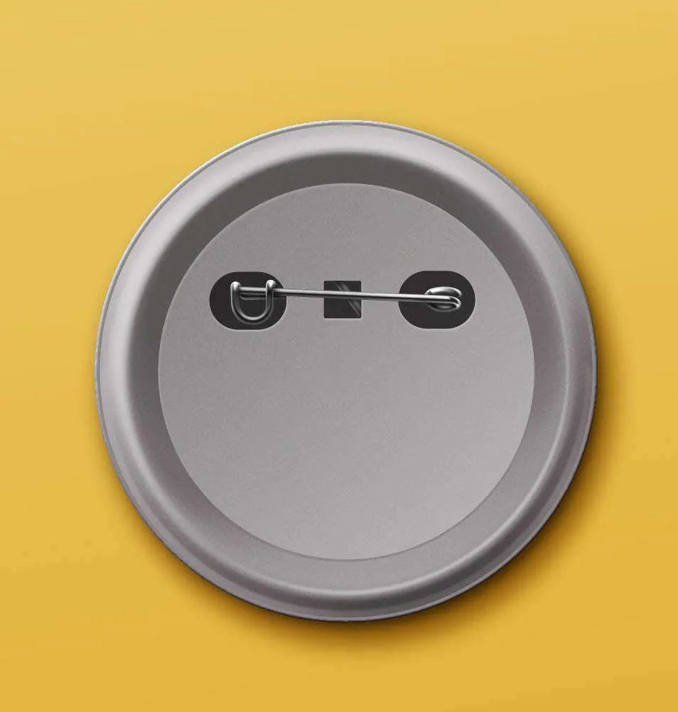 Girl Power Button Badge