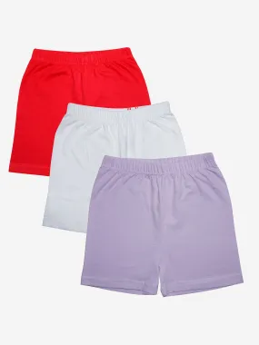 Girls Cycling Shorts Pack of 3