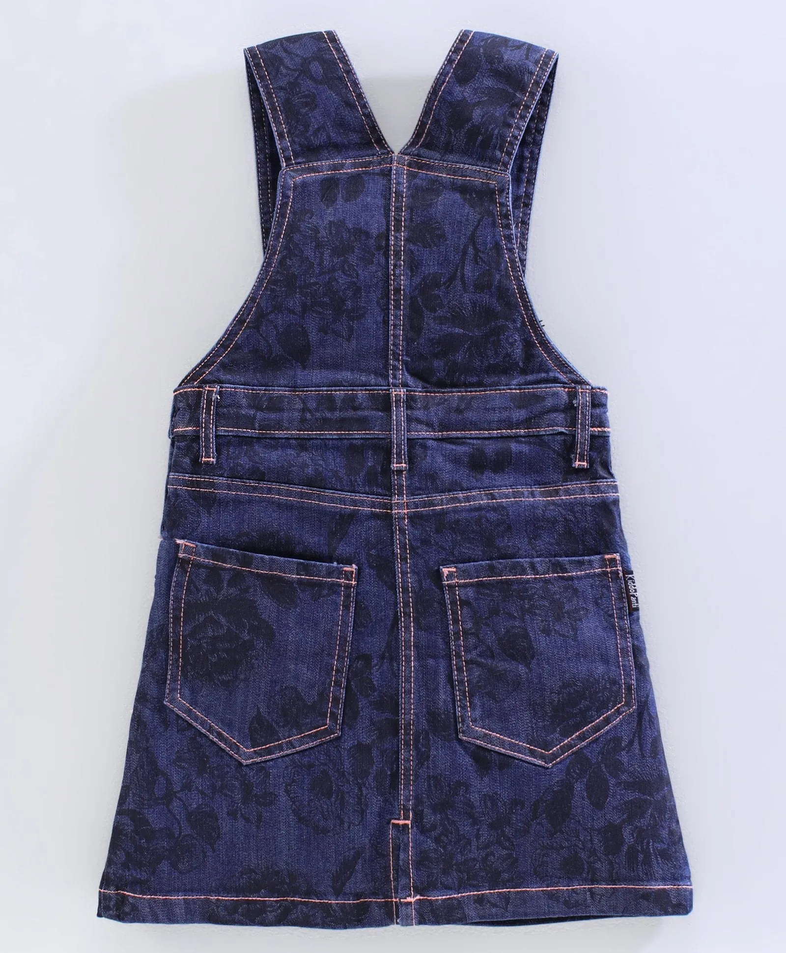 Girls Denim Dungaree Skirt