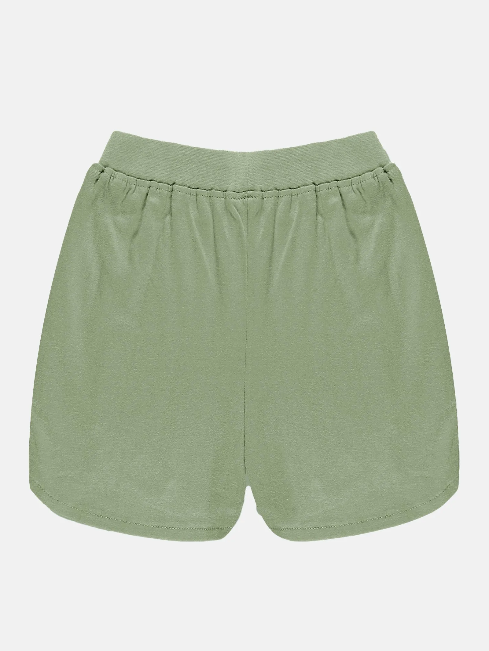 Girls Over Lap Shorts With Bow