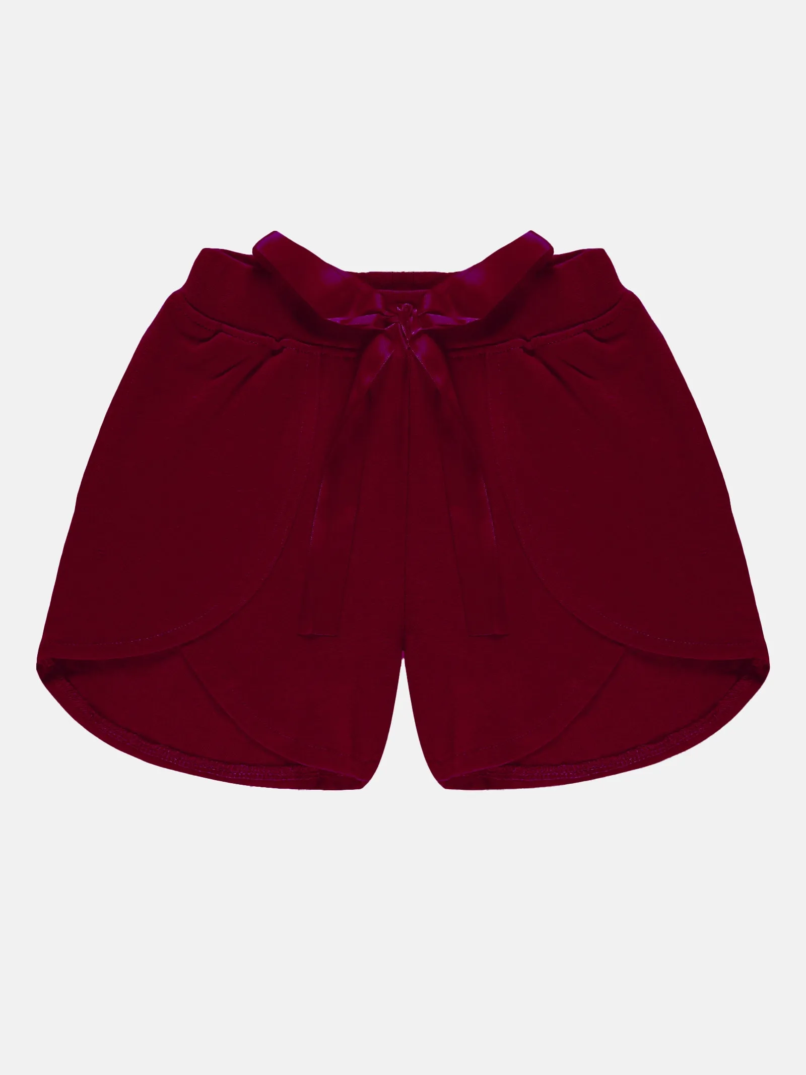 Girls Over Lap Shorts With Bow