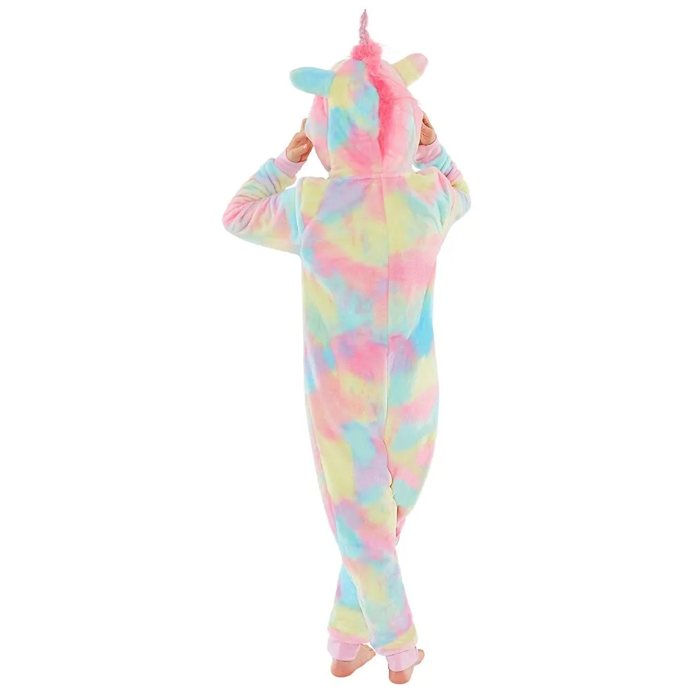 Girls Rainbow Unicorn Onesie