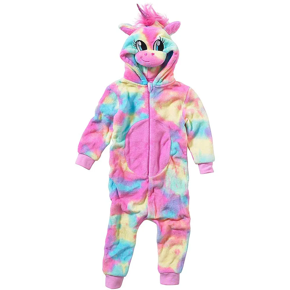 Girls Rainbow Unicorn Onesie