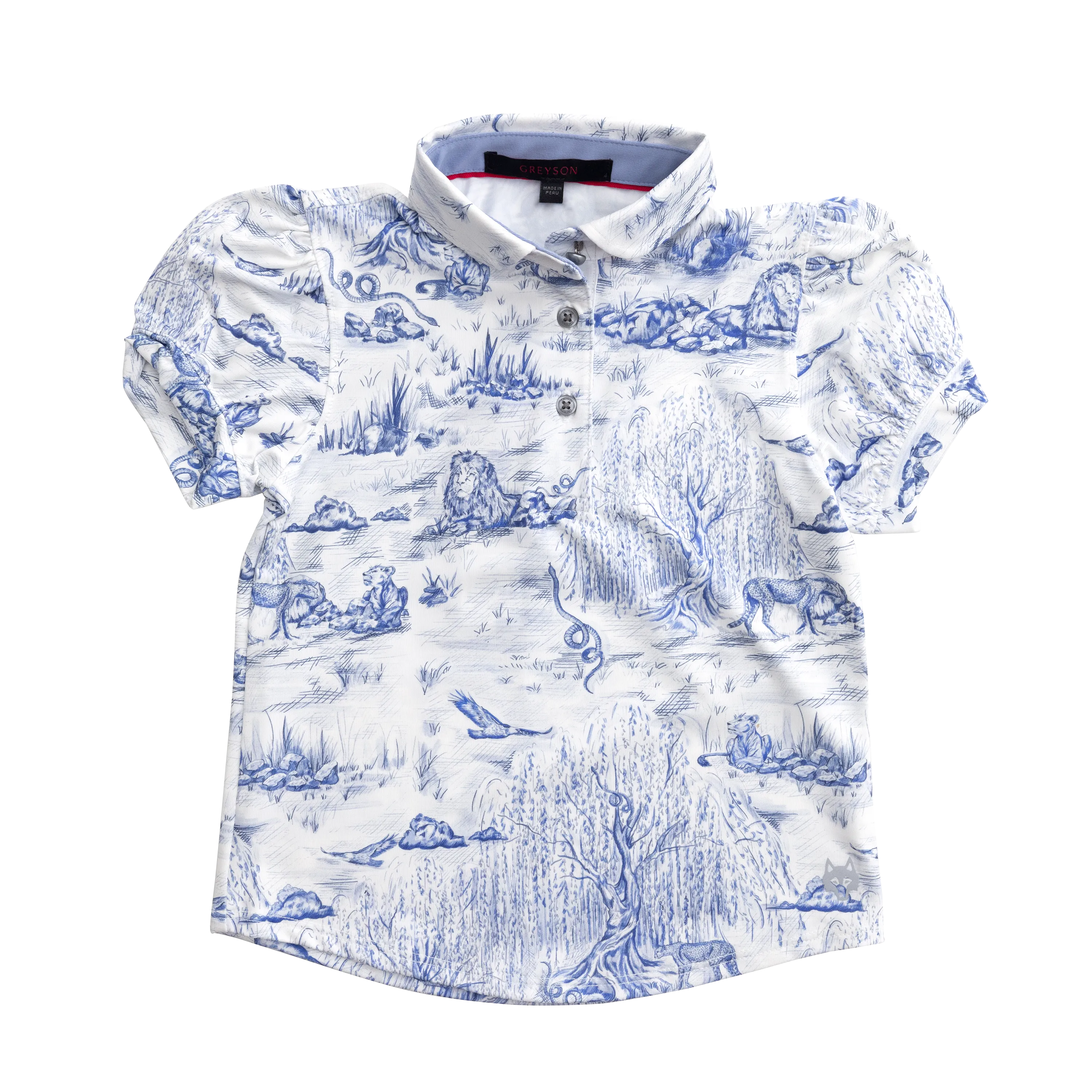 Girl's Willow Toile Scarlett Polo