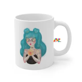 Goth Girl Ceramic Mug 11floz