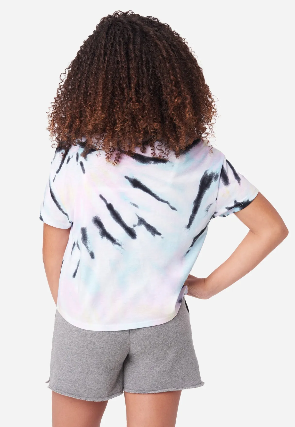 Graphic Crop Ringer Tee