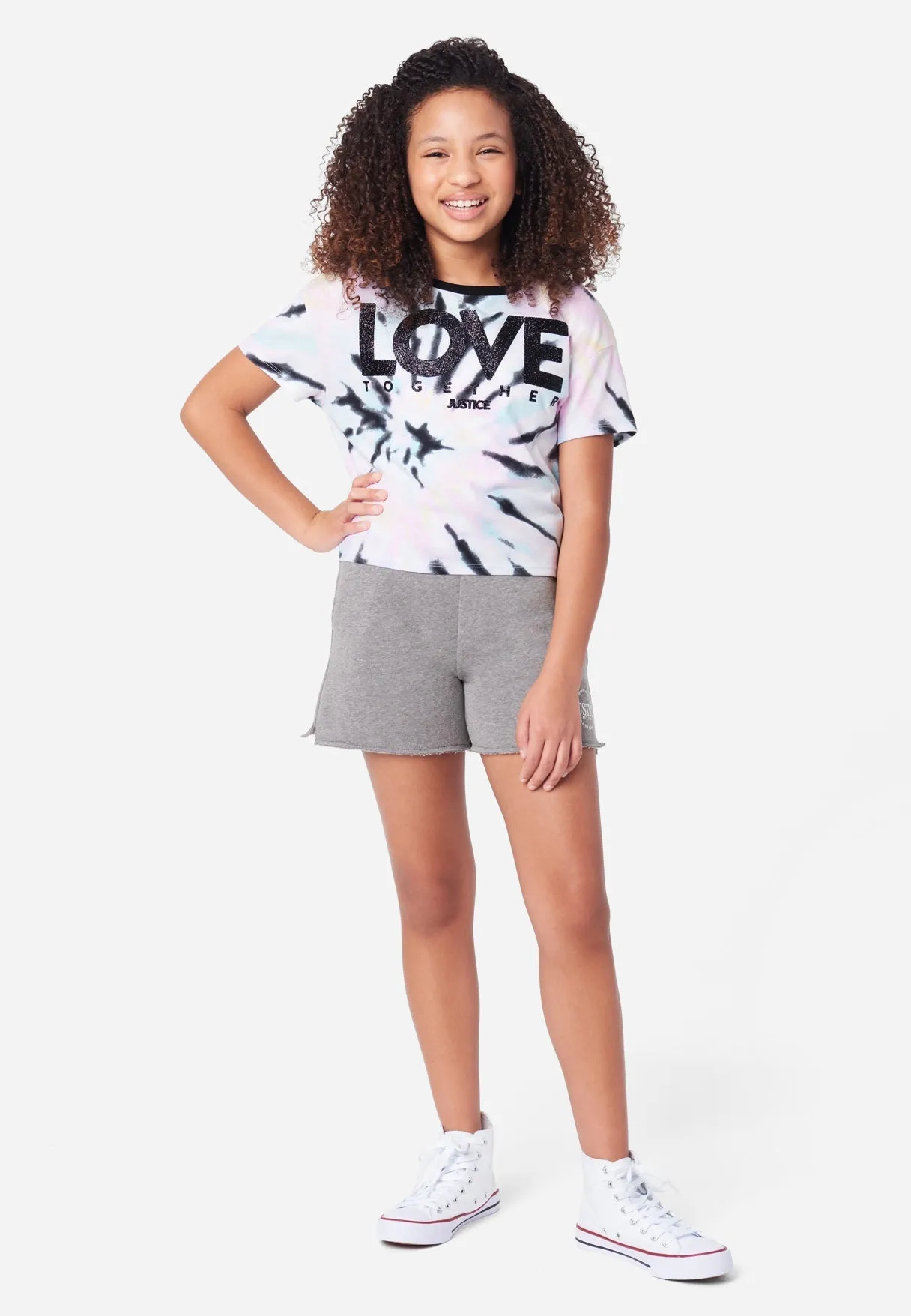 Graphic Crop Ringer Tee