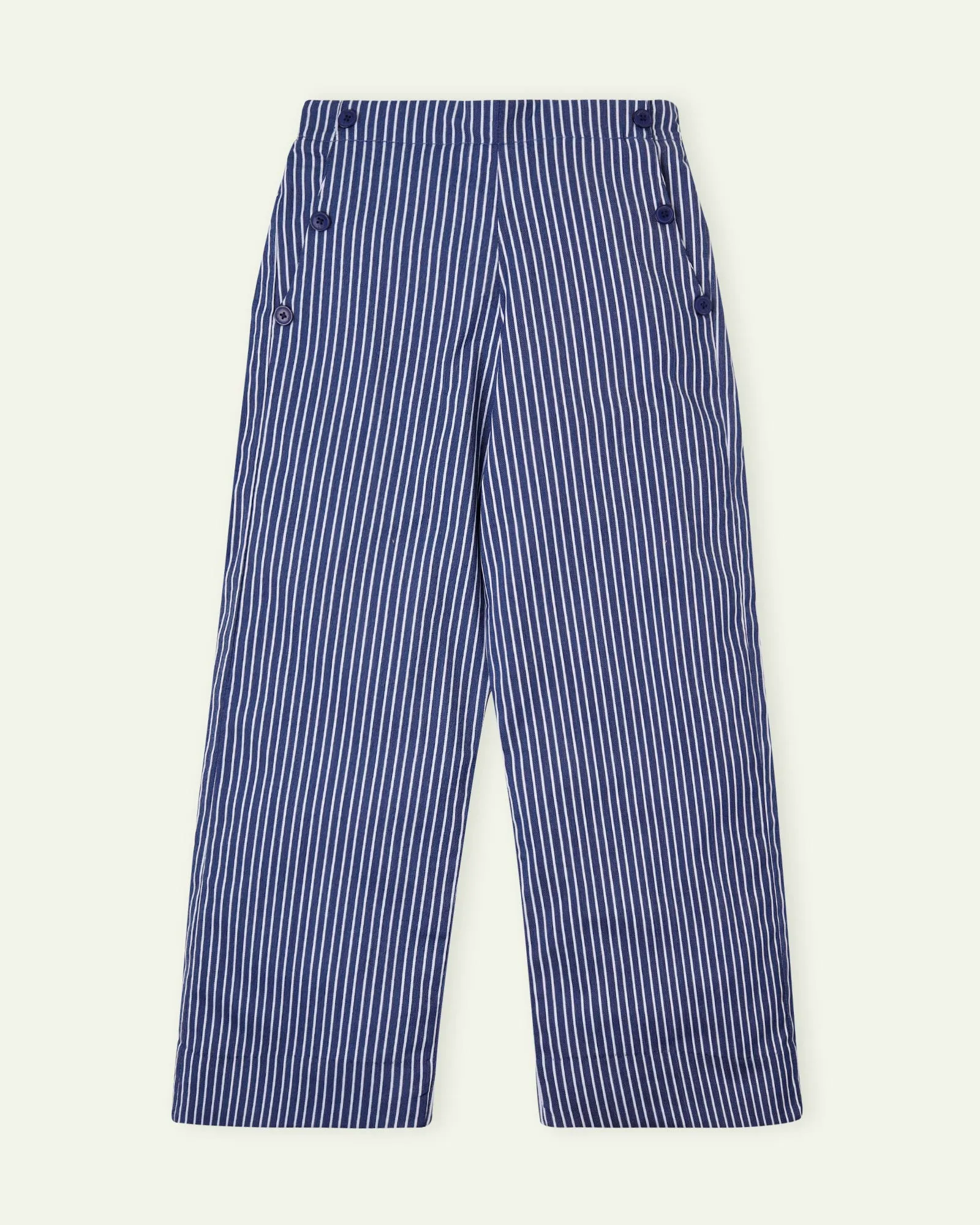 Grey Striped Pants