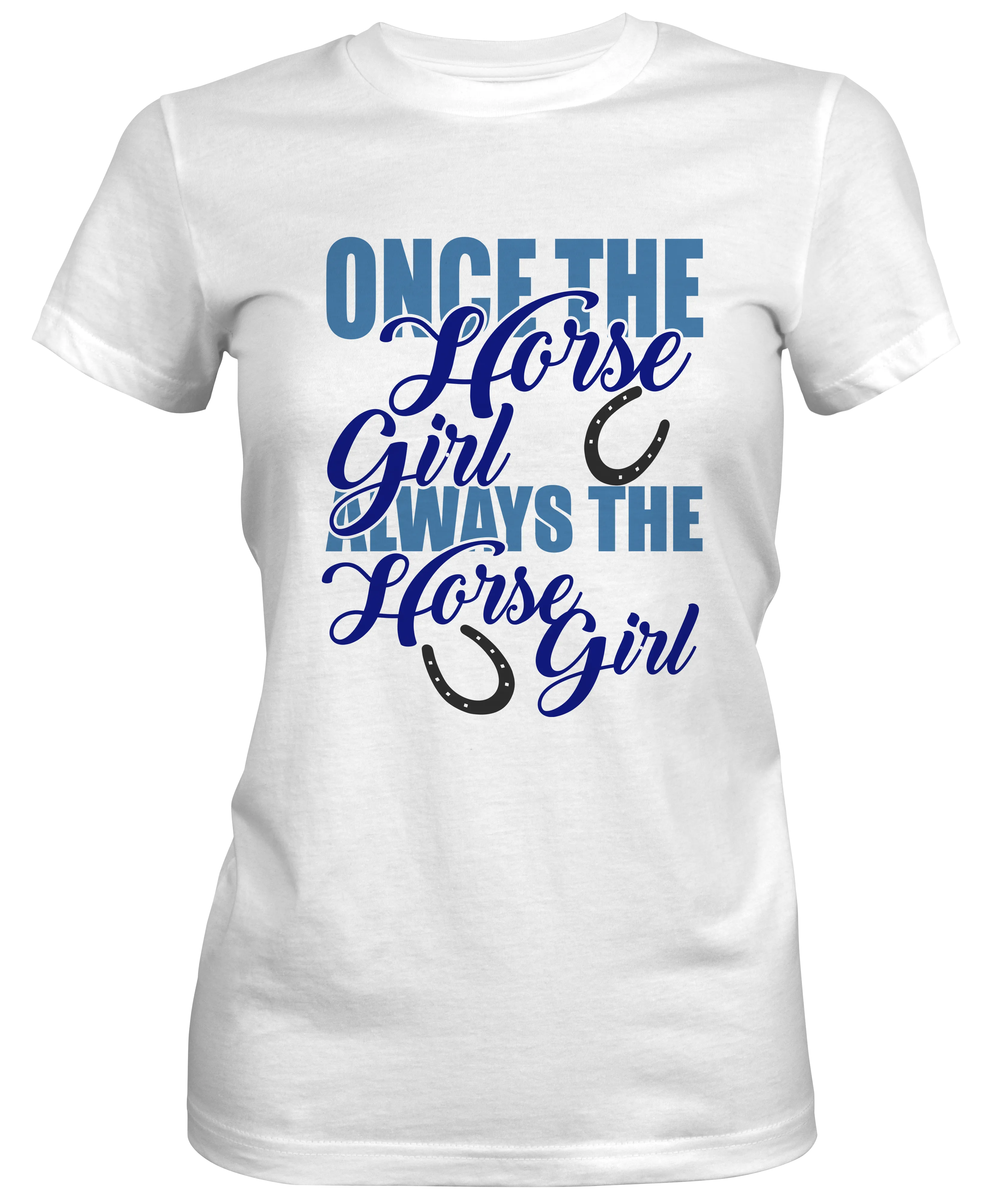 Horse Girl Ladies Relaxed Fit Slogan Tee