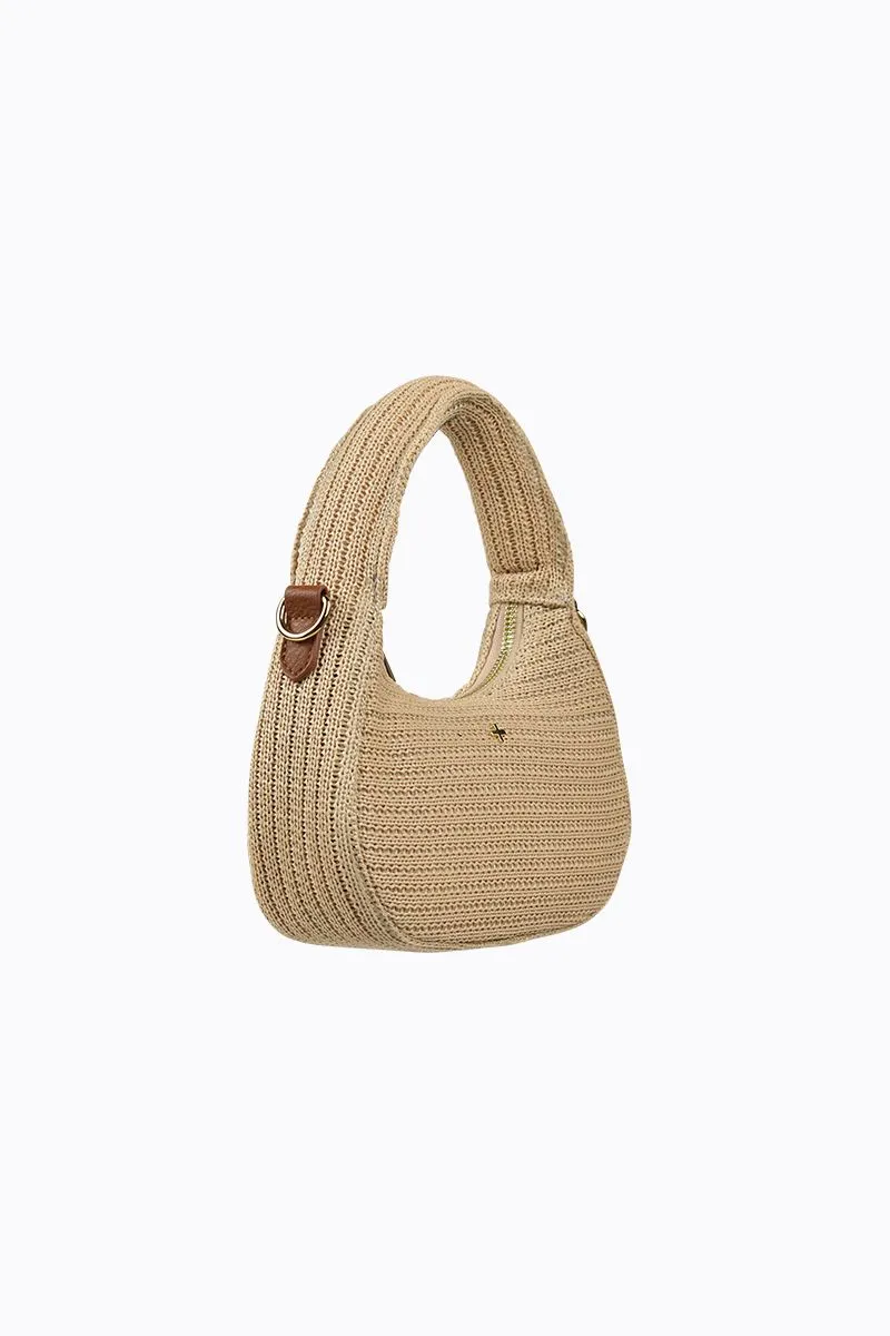 Indigo - Sand Faux Raffia