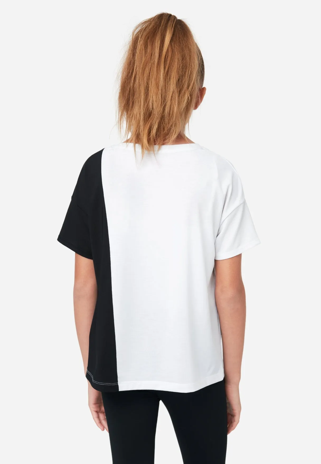 J Sport Color Block Sports Graphic Tee