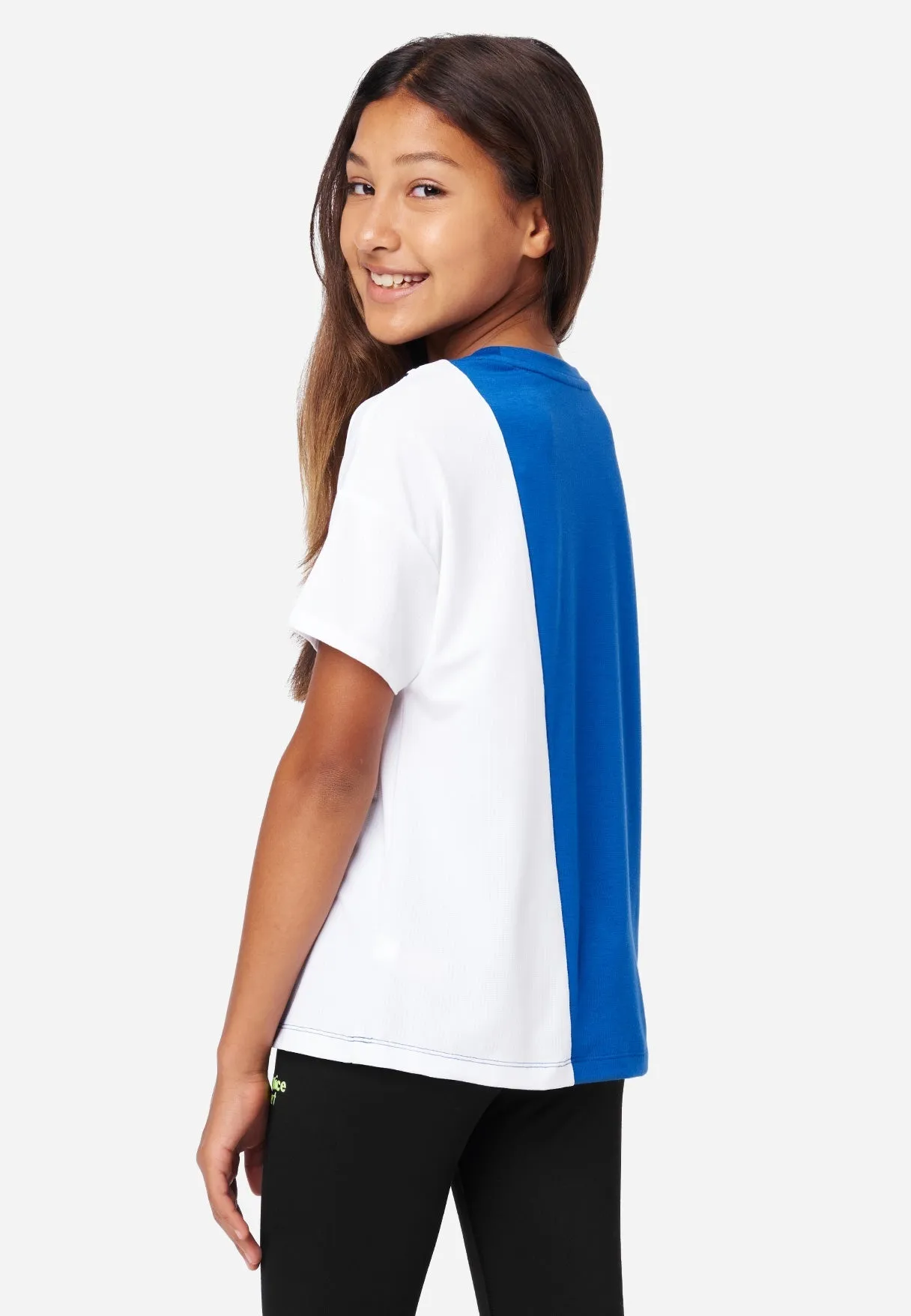 J Sport Color Block Sports Graphic Tee