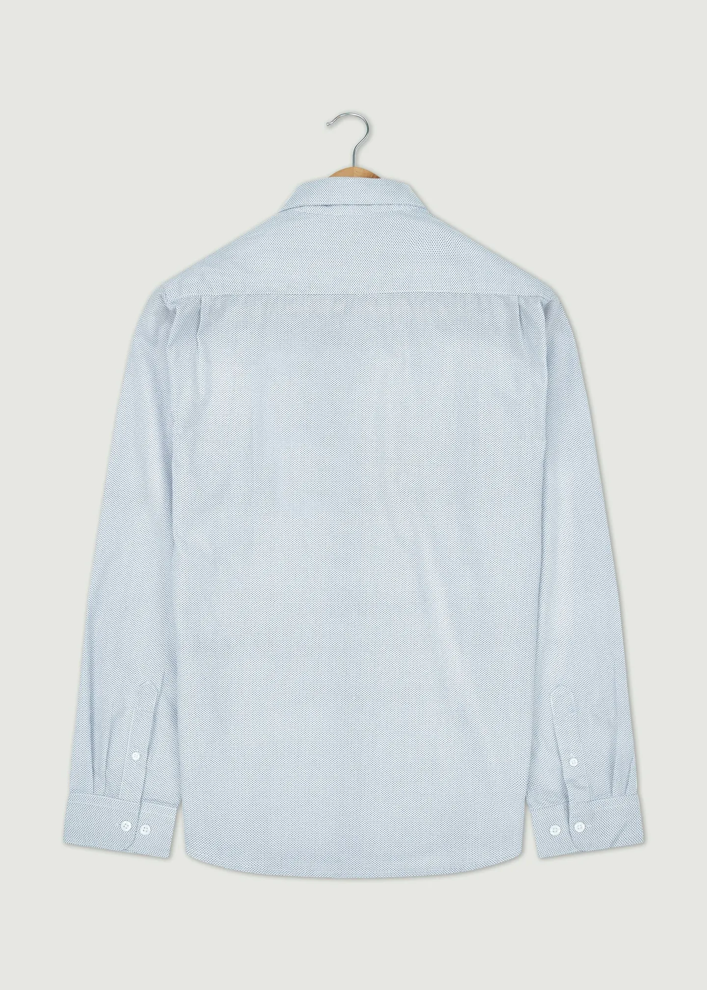 Jacques Long Sleeve Shirt - White/Navy