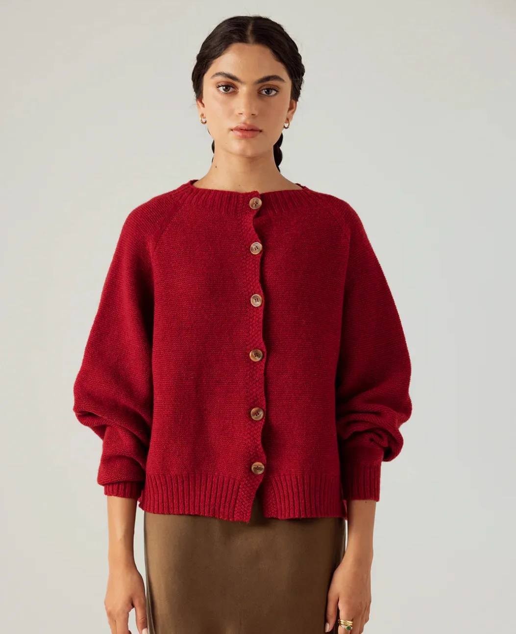 Loft merino cardigan